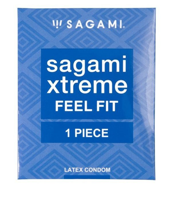 Презерватив Sagami Xtreme Feel Fit 3D - 1 шт. 