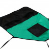Зелено-черный фартук с шестью карманами «Флористо»