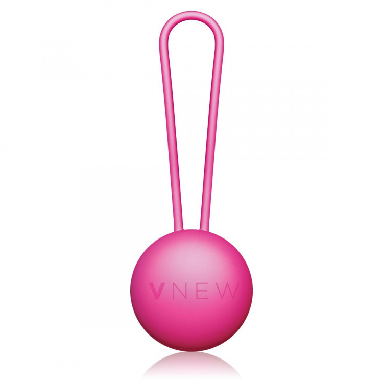Розовый вагинальный шарик VNEW level 1 