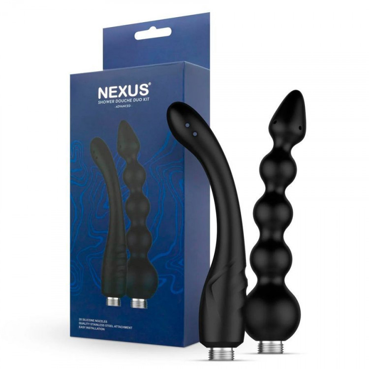 Набор из 2 насадок для анального душа Shower Douche Duo Kit 
