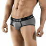 Серые хлопковые трусы-брифы Clever Piping Brief