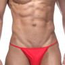Классические красные трусы-стринги на тонких резинках Классические красные трусы-стринги на тонких резинках