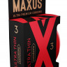 Ультратонкие презервативы в железном кейсе MAXUS Ultra Thin - 3 шт.