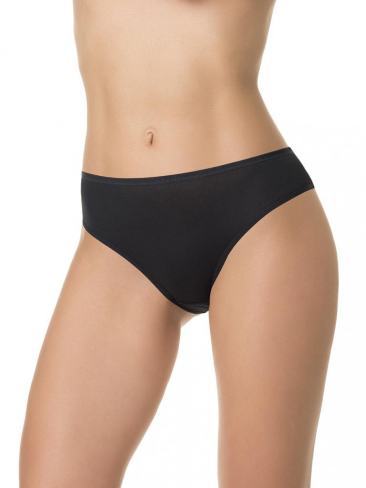 Бамбуковые трусы-бразилиана со средней линией талии 