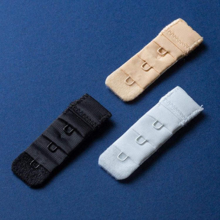 Набор из 3 разноцветных удлинителей для бюстгальтера шириной в 1 крючок 