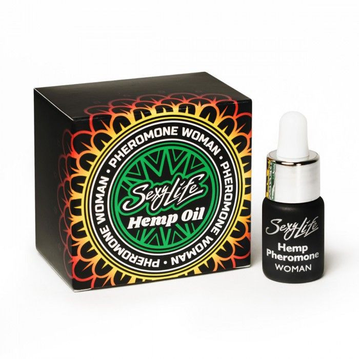 Ароматическое масло с феромонами Sexy Life HEMPOIL woman - 5 мл. 