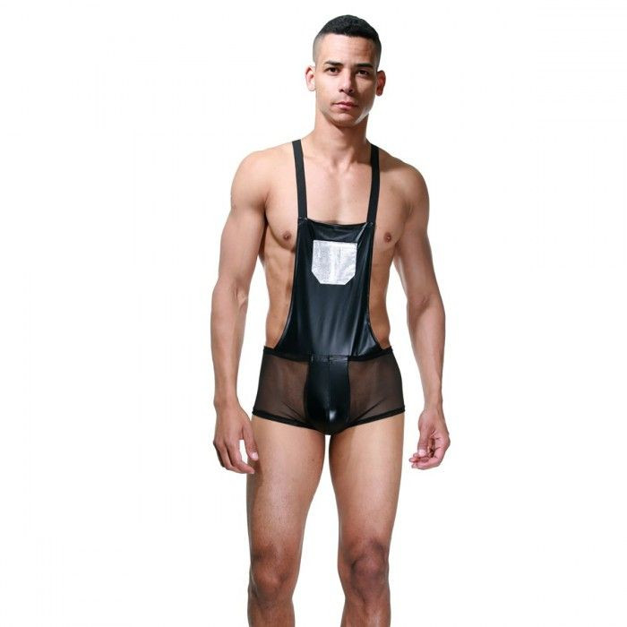 Оригинальное мужское боди с кармашком 