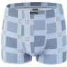 Мужские трусы-боксеры plus size в крупную цветную клетку