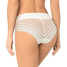 Высокие трусики-слипы с полупрозрачной задней частью в полоску Высокие трусики-слипы с полупрозрачной задней частью в полоску