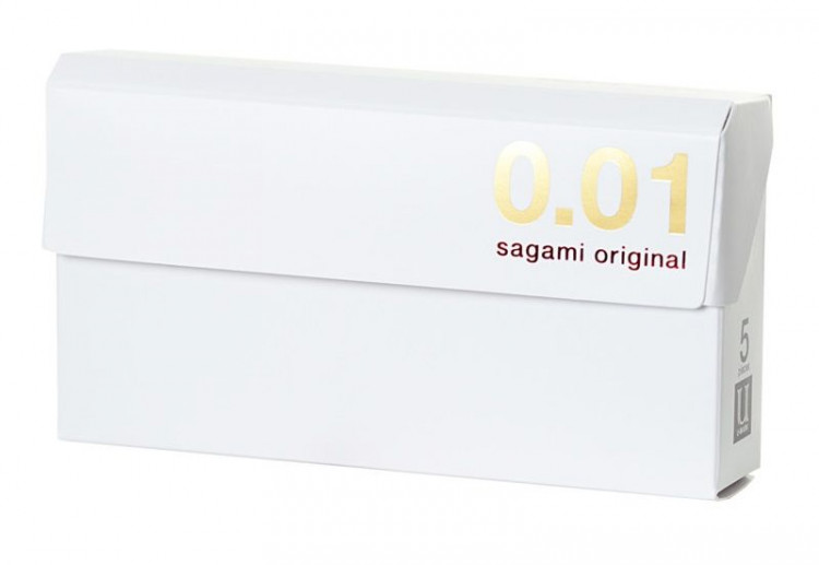 Супер тонкие презервативы Sagami Original 0.01 - 5 шт. 
