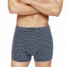 Классические трусы-боксеры с принтом в виде корабликов