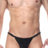 Черные мужские трусы-танга на застежках Черные мужские трусы-танга на застежках
