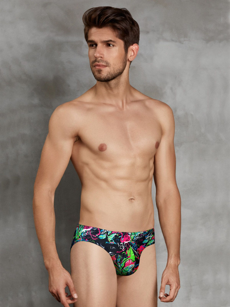 Мужские трусы-слипы с принтом Doreanse Flamingo 