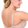 Элегантный бюстгальтер plus size с уплотненными чашками из нежной микрофибры