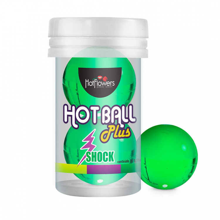 Лубрикант на силиконовой основе Hot Ball Plus с покалывающим эффектом (2 шарика по 3 гр.) 