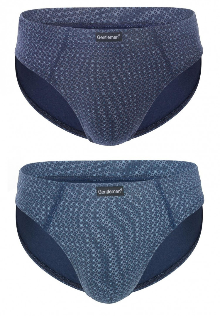 Набор из 2 мужских слипов с мелким принтом 