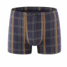 Мужские трусы-боксеры в клетку из высококачественного хлопка