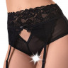 Эротические кружевные трусики-пояс c высокой посадкой Iveta Эротические кружевные трусики-пояс c высокой посадкой Iveta