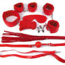 Пикантный красный набор БДСМ