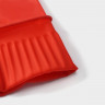 Красные хозяйственные латексные перчатки с длинными манжетами (размер S)