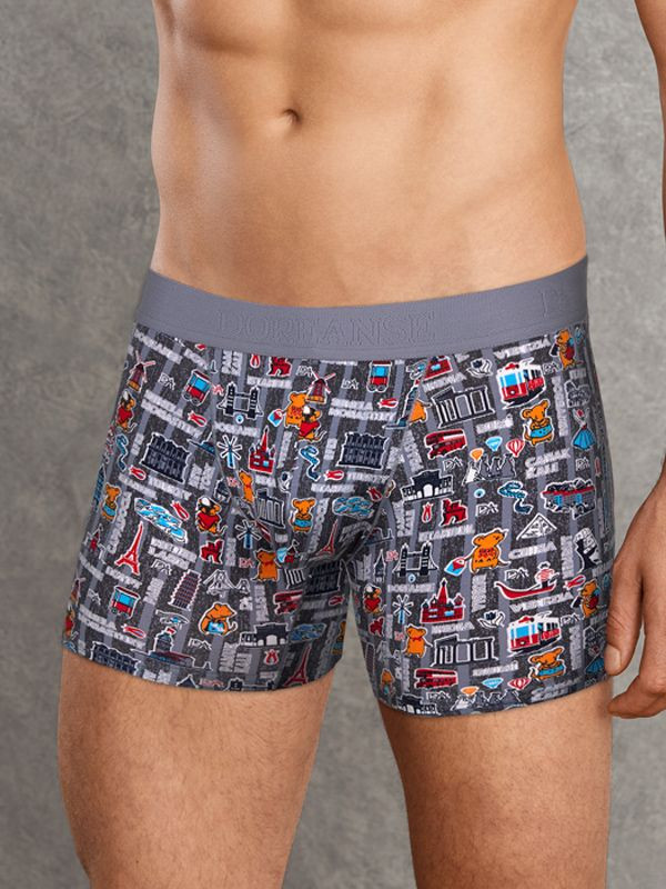 Мужские облегающие трусы-боксеры с принтом Doreanse Voyager 