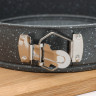 Форма Доляна для выпечки «Элин Мрамор», 28×6,5 см, съёмное дно, антипригарное покрытие, цвет серый