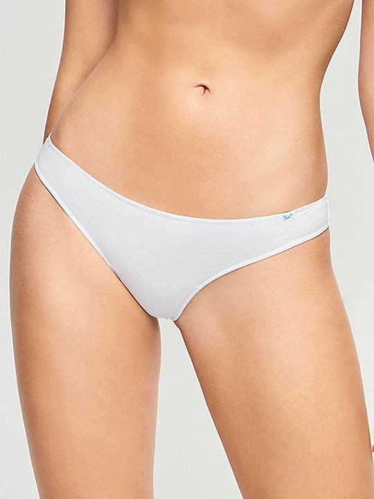 Хлопковые трусы-бразилиана с низкой линией талии 