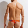 Хлопковые мужские трусы-тонги с брендированным поясом Colours of the Planet Thong Хлопковые мужские трусы-тонги с брендированным поясом Colours of the Planet Thong
