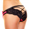 Ажурные трусики с декоративной шнуровкой на попке Ажурные трусики с декоративной шнуровкой на попке