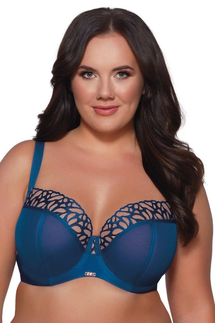 Синий бюстгальтер Monarch с шитыми чашками 