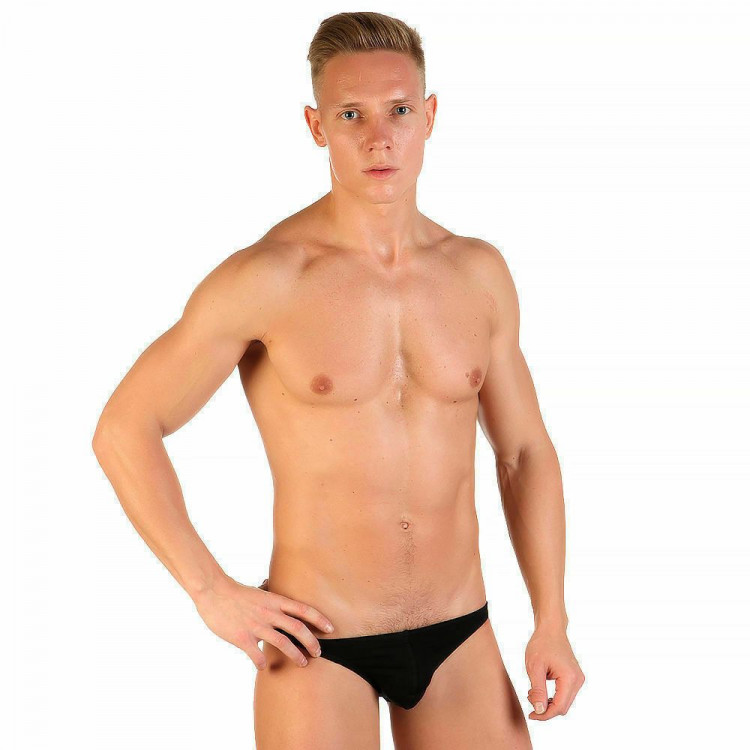 Хлопковые трусы-слипы с заниженной посадкой 