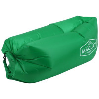 Зеленый надувной диван «Ламзак» (180х70х45 см)