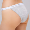 Женские трусики-танга с брендированной резинкой