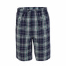 Удлиненные клетчатые мужские шорты