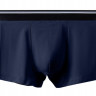 Мужские однотонные трусы-боксеры с резинкой в полоску
