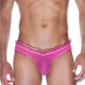 Мужские трусы-слипы из мягкой полупрозрачной ярко-розовой ткани Мужские трусы-слипы из мягкой полупрозрачной ярко-розовой ткани