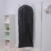 Черный плотный чехол для одежды LaDоm (60х160 см)