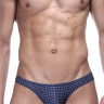 Темно-синие мужские трусы-слипы в горошек Don Moris Темно-синие мужские трусы-слипы в горошек Don Moris
