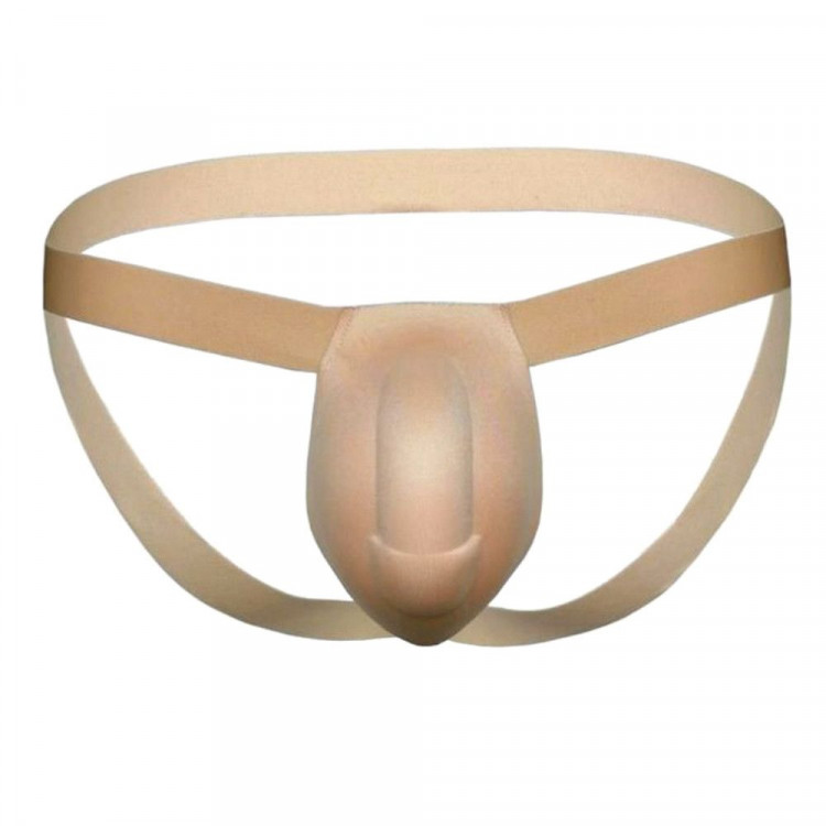 Мужской пуш-ап вкладыш бежевого цвета 