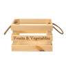 Деревянный ящик для овощей и фруктов (29х23х19 см)