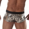 Серебристые трусы-хипсы с черными буквами Серебристые трусы-хипсы с черными буквами