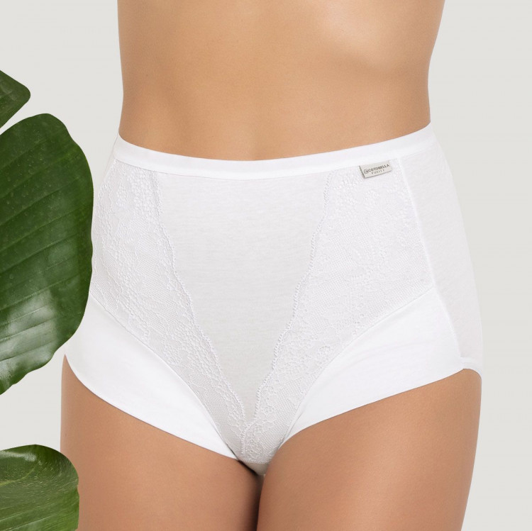 Трусики-макси из мягкого эластичного хлопка Purity Lace 