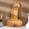 Деревянное блюдо для подачи в форме члена (32,5 х 20 х 1,7 см)