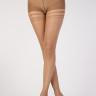 Матовые колготки с полосками