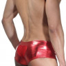 Ярко-красные трусы-хипсы из гладкого блестящего материала