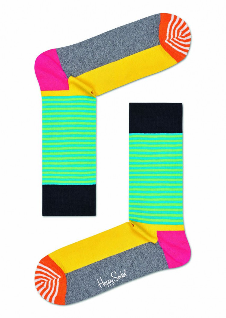Носки унисекс Half Stripe Sock с полосками 