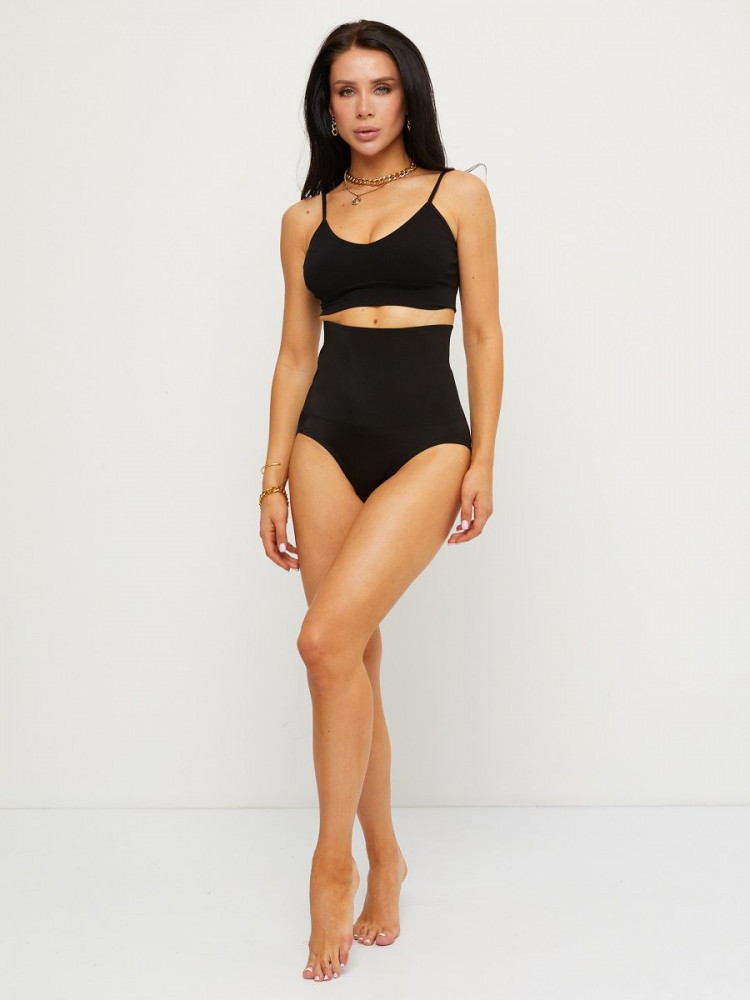 Высокие утягивающие трусики с сильной коррекцией в области живота 