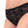 Эротические трусики со вставкой стрейч-сетки на поясе Dora