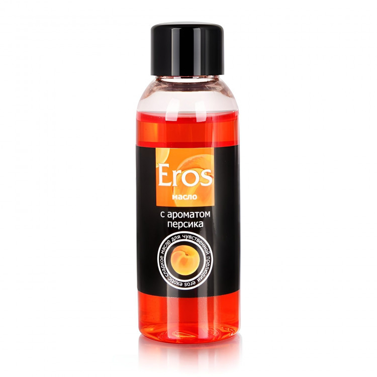Массажное масло Eros Exotic с ароматом персика - 50 мл. 