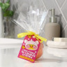 Бомбочка для ванны «Сладкая булочка» с ароматом персика - 130 гр.